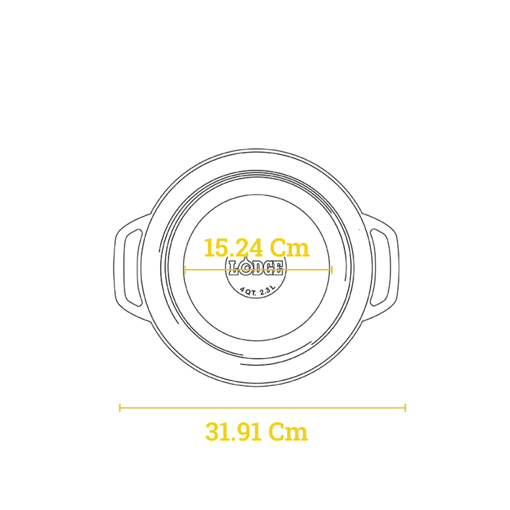 Емајлирано тенџере 2.8L Lodge - Image 7