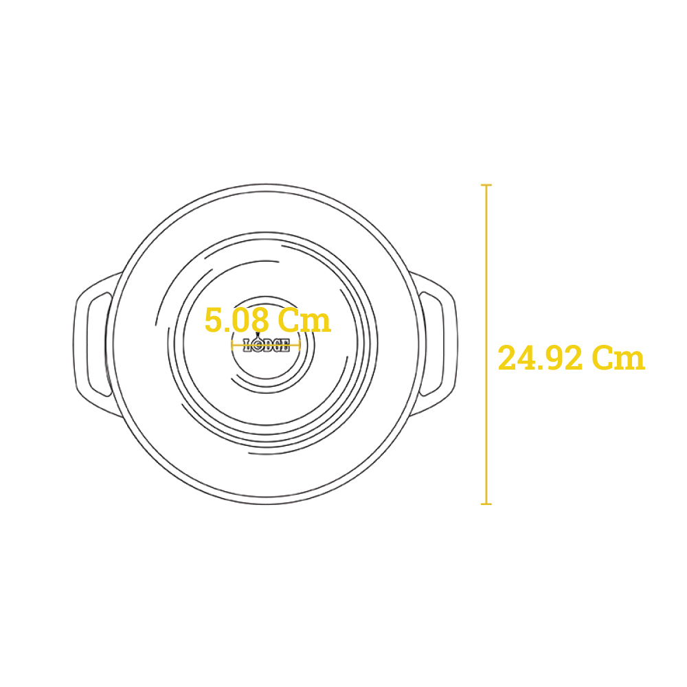 Емајлирано тенџере 2.8L Lodge - Image 5