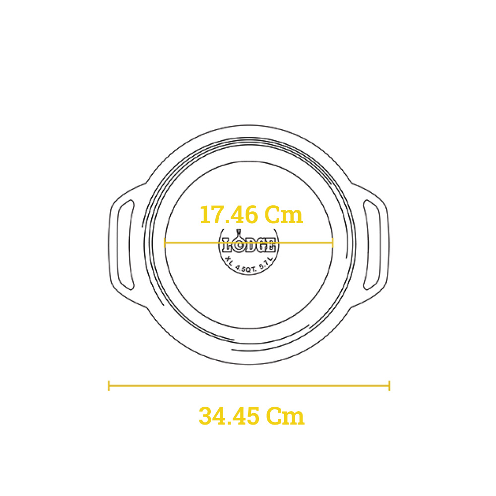 Емајлирано тенџере 5.6L бело Lodge - Image 6
