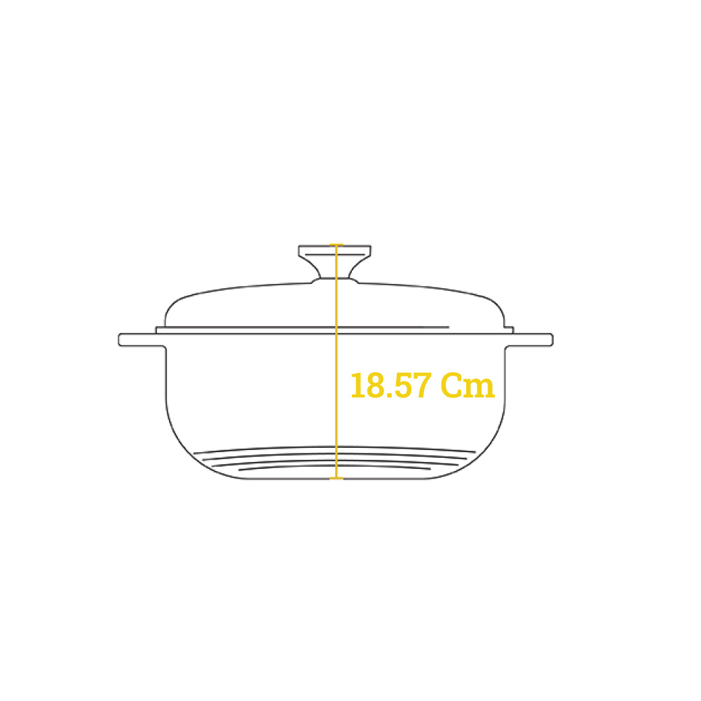 Емајлирано тенџере 5.6L бело Lodge - Image 8