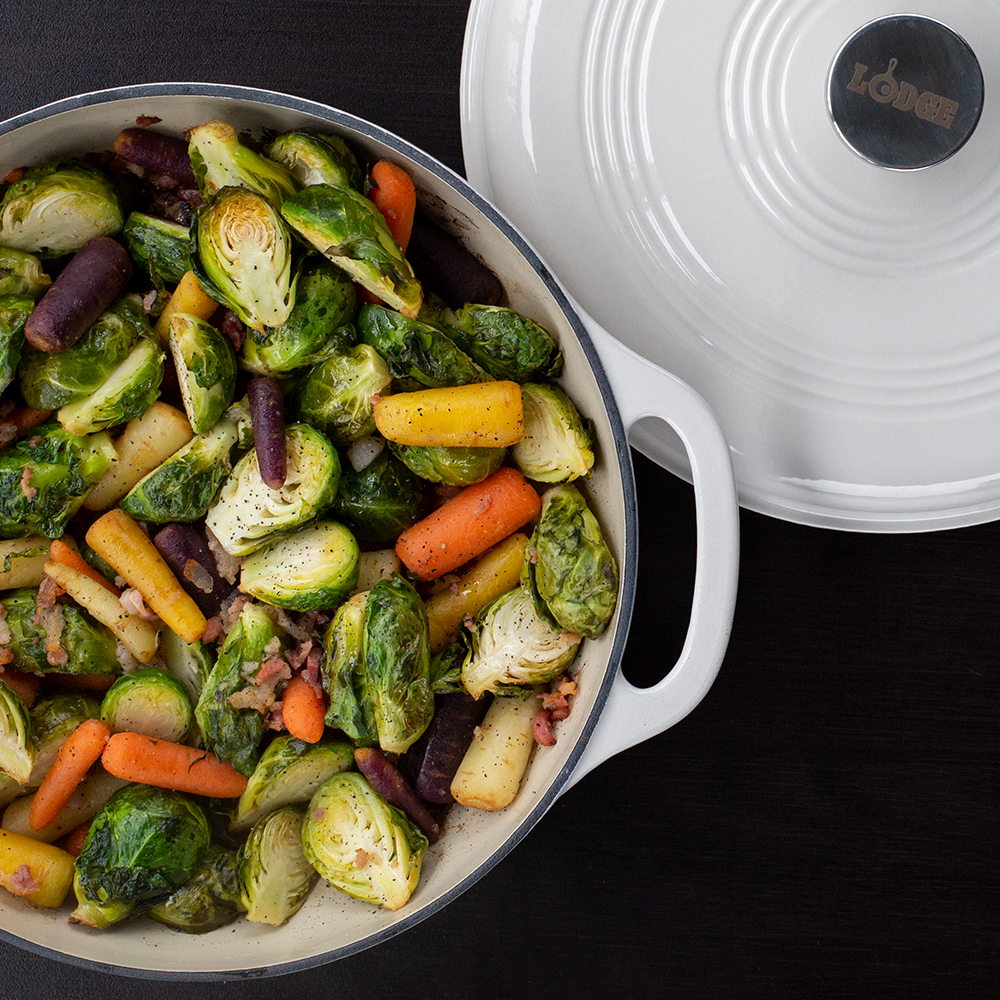 Емајлирано тенџере 5.6L бело Lodge - Image 2