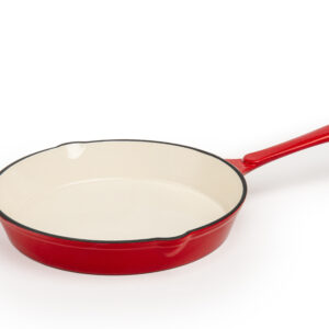 Црвена емајлирана тава 25cm Tava