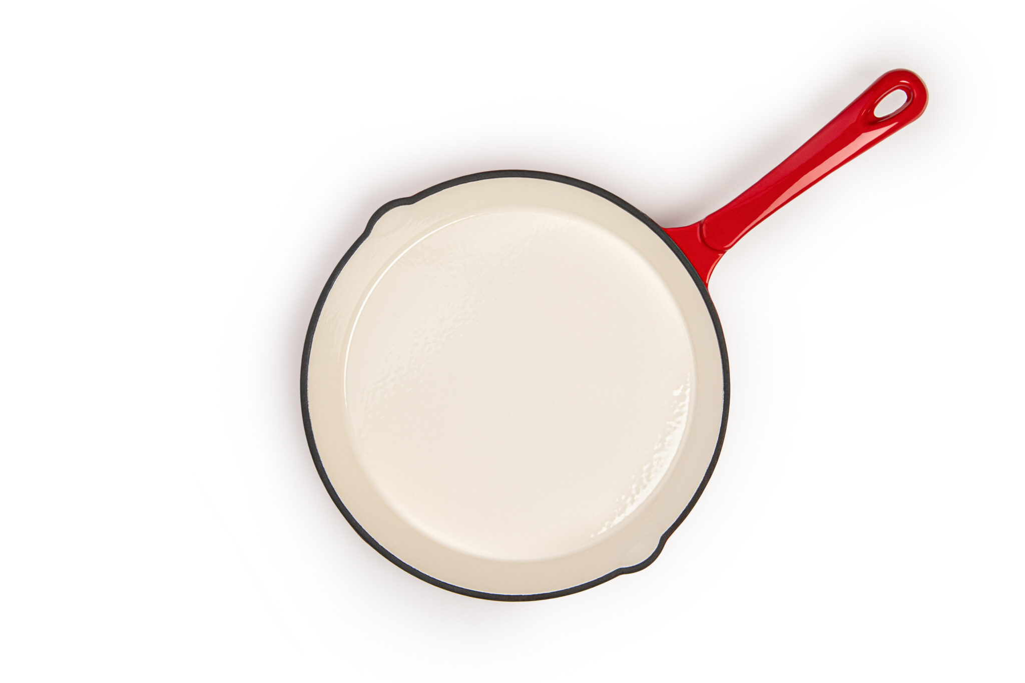 Црвена емајлирана тава 25cm Tava - Image 2