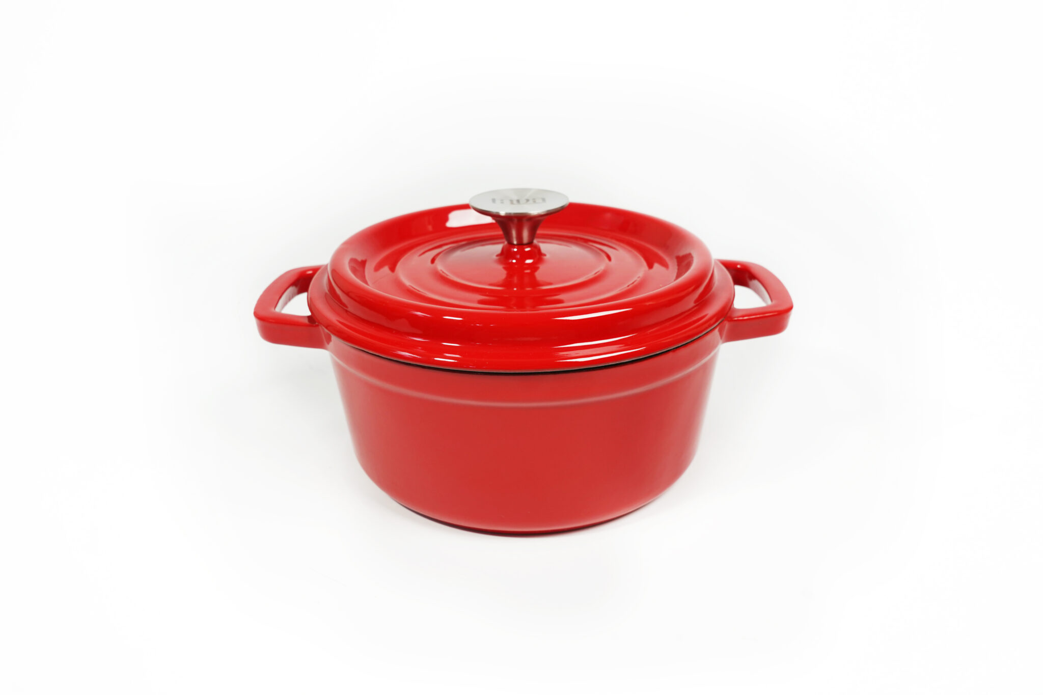 Црвено емајлирано тенџере 3.3L Tava