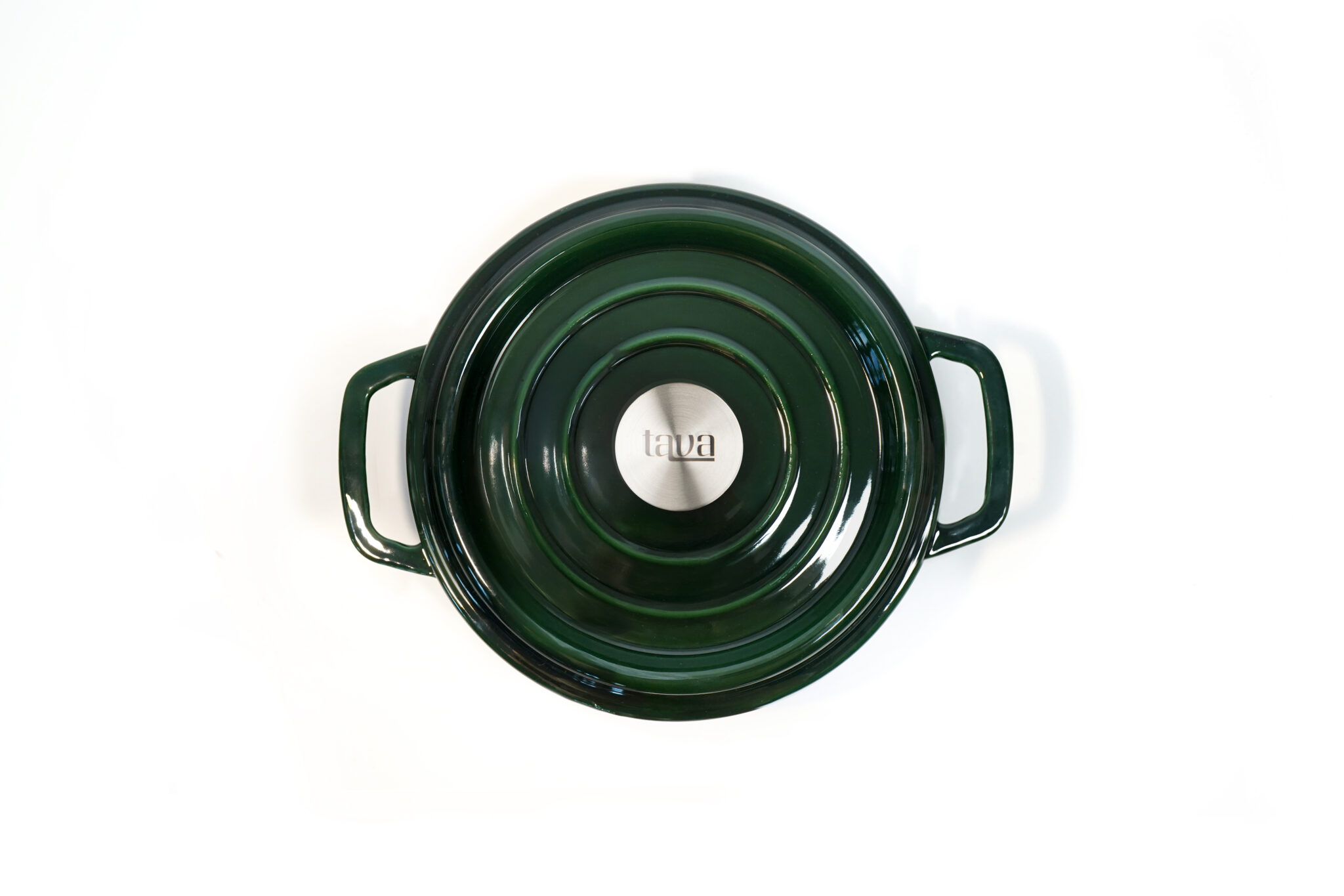 Зелено емајлирано тенџере 3.3L Tava - Image 2