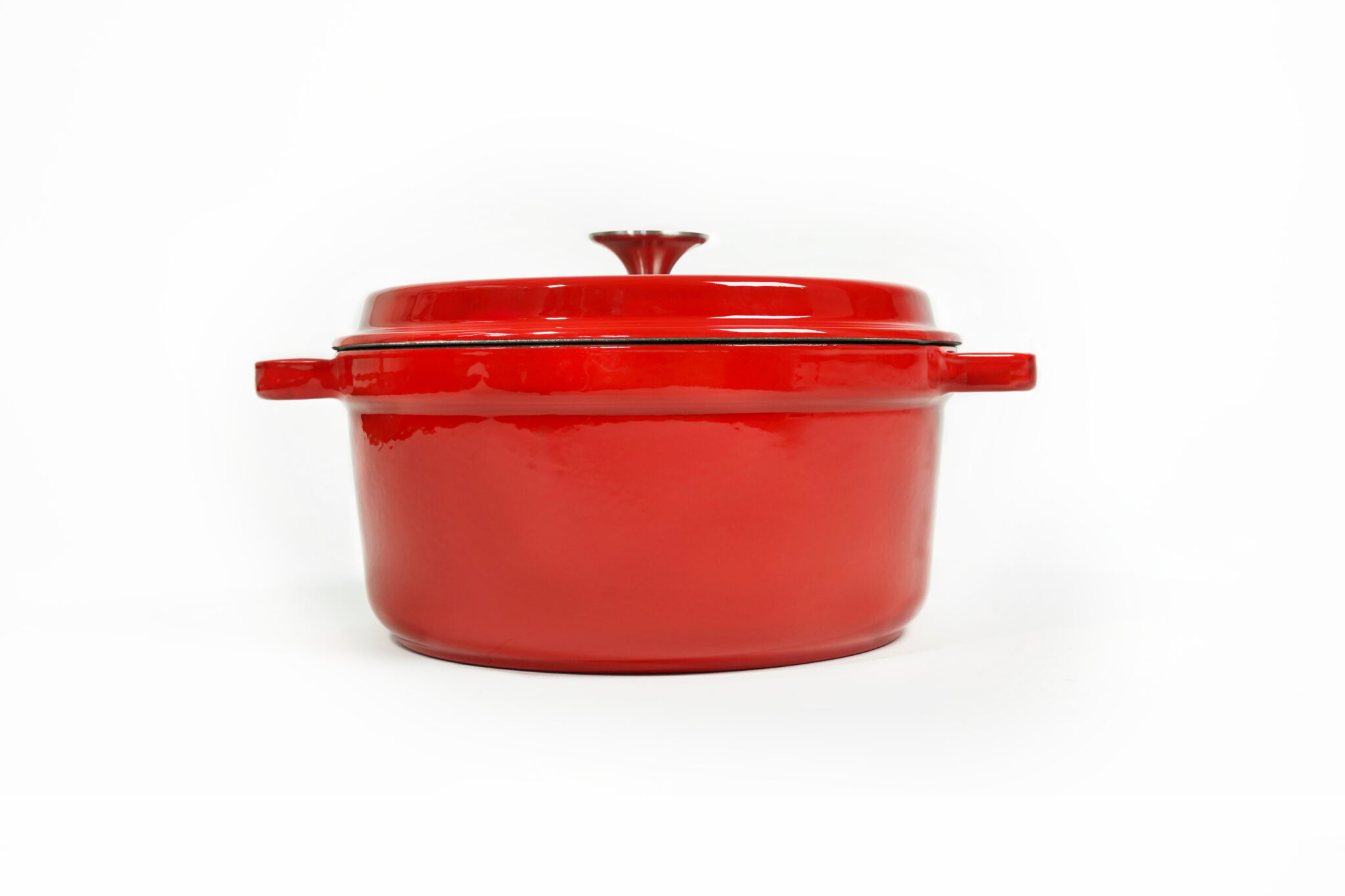 Црвено емајлирано тенџере 5.3L Tava - Image 2