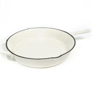 Бела емајлирана тава 30cm Tava
